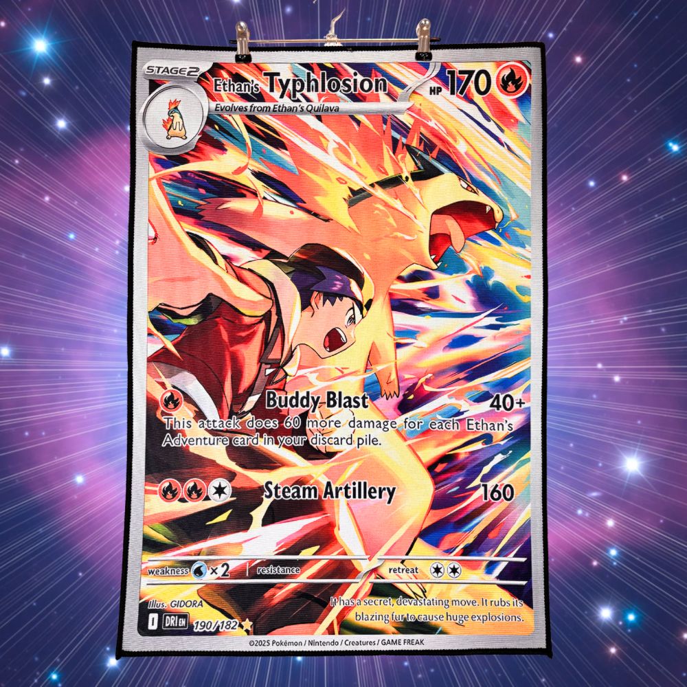 Ethan’s Typhlosion Rug - 22x32”