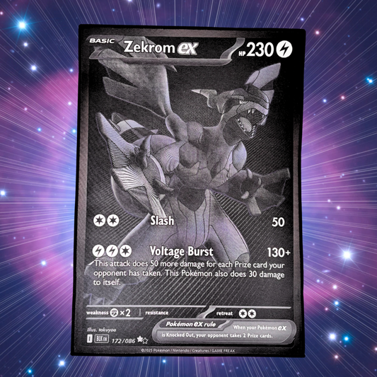 Zekrom EX BWR Rug - 22x32”