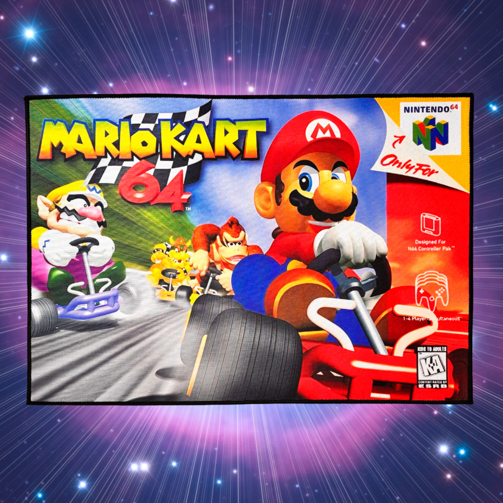 Mario Kart 64 Rug - 22x32”