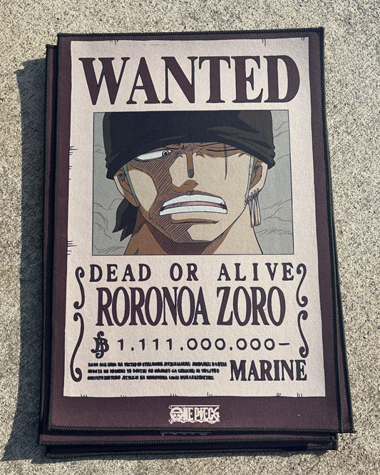 Pirate Hunter Wanted Poster Rug