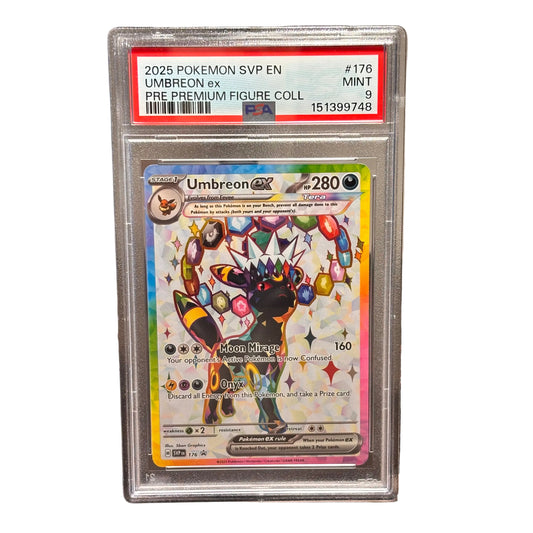 Umbreon ex 176 Prismatic Evolutions SVP Black Star Promo PSA 9