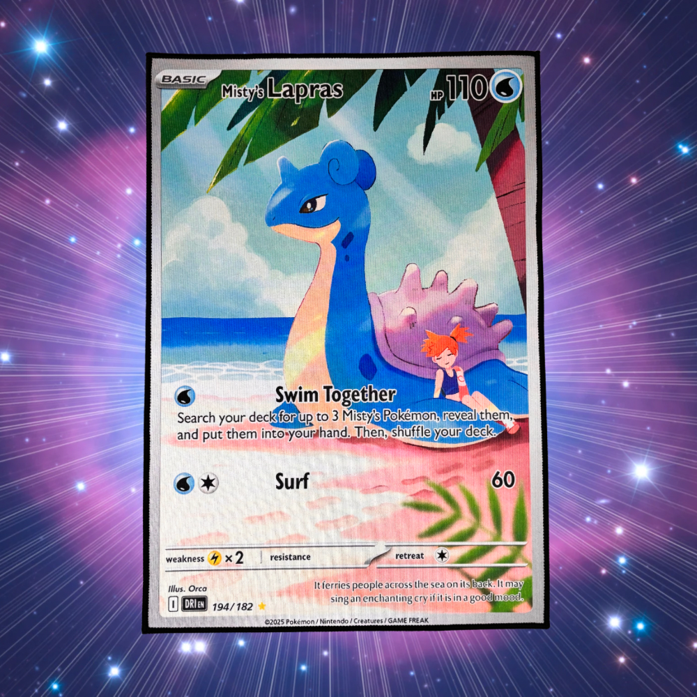 Misty’s Lapras Rug - 22x32”