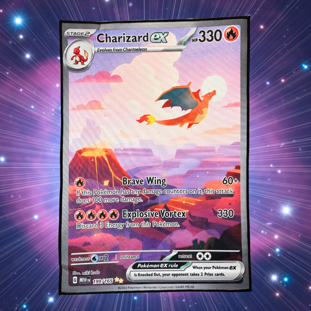 Charizard EX 151 Rug - 22x32”