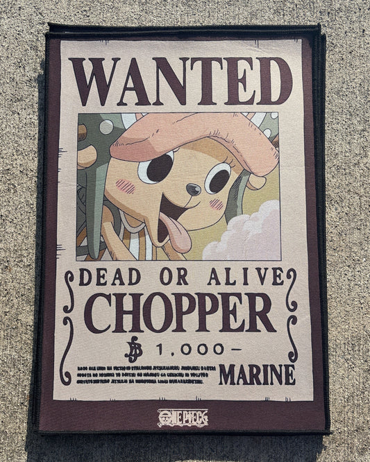 Reindeer Doctor Wanted Poster Rug