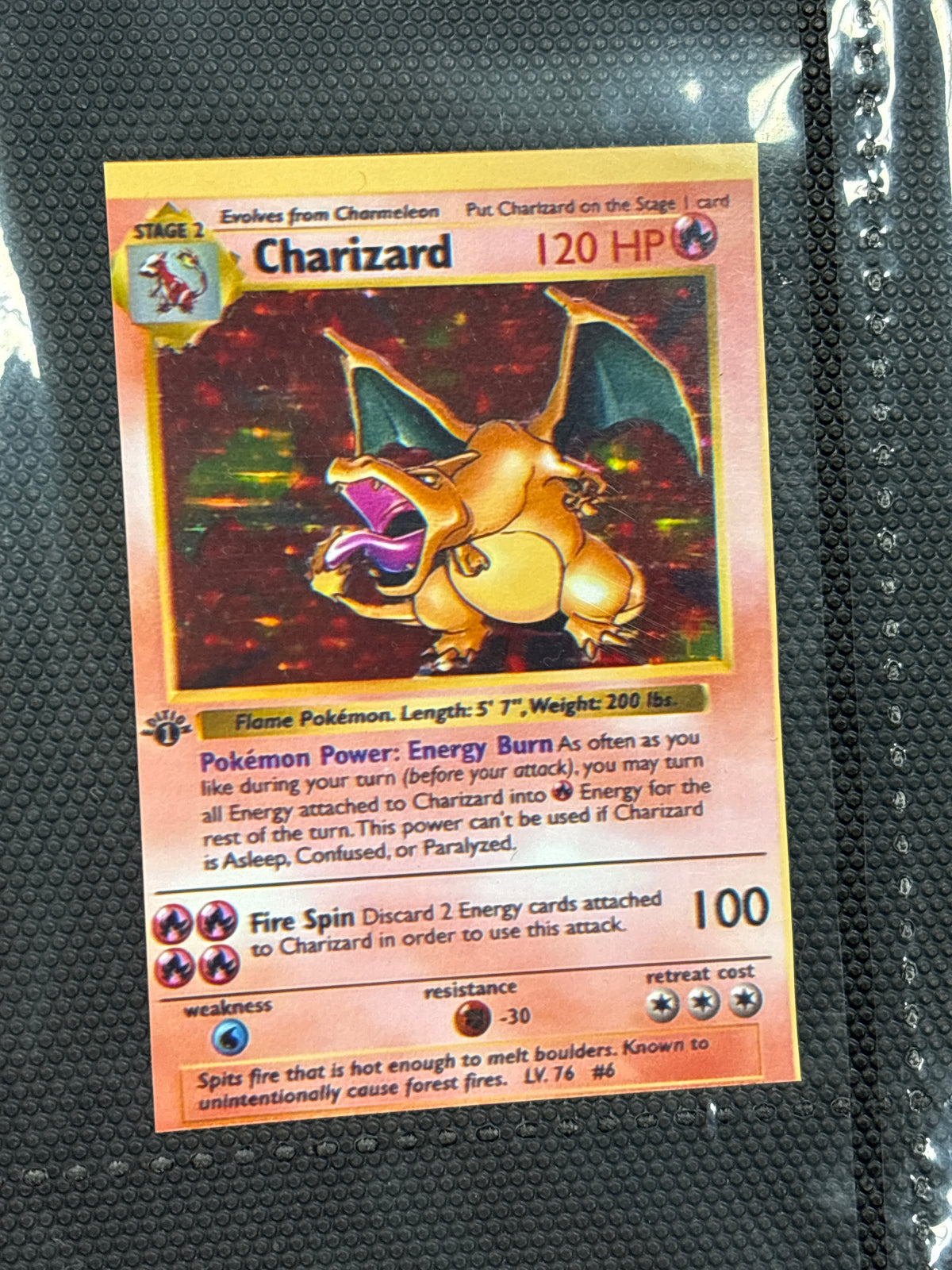 Charizard 1st ed base set